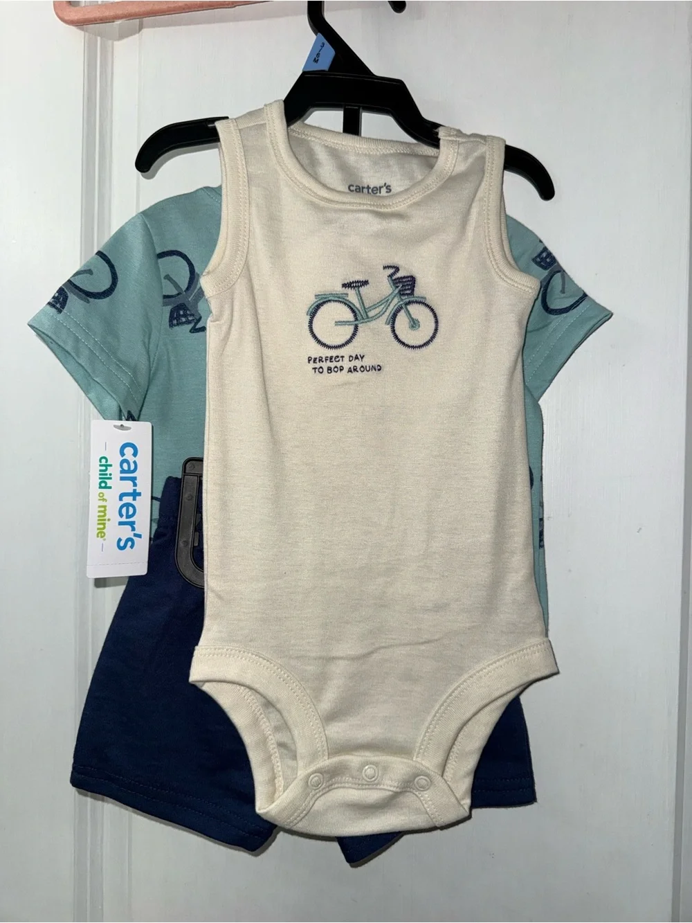 Carter's Child of Mine Baby Boy 3 Piece Bicycle Set